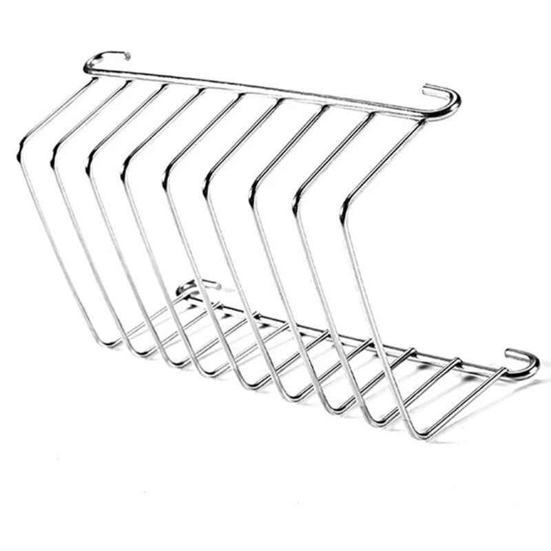 Heat Resistant Stainless Steel Silver Toast Rack by HitMyNeed
