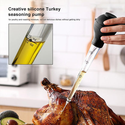 Heat Resistant Turkey Baster with Injector Set by HitMyNeed