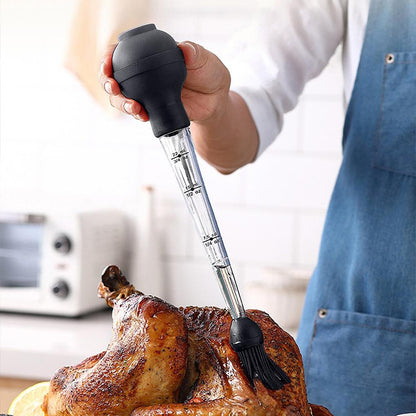 Heat Resistant Turkey Baster with Injector Set by HitMyNeed