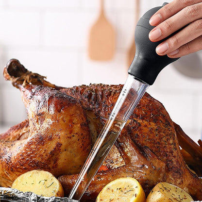 Heat Resistant Turkey Baster with Injector Set by HitMyNeed