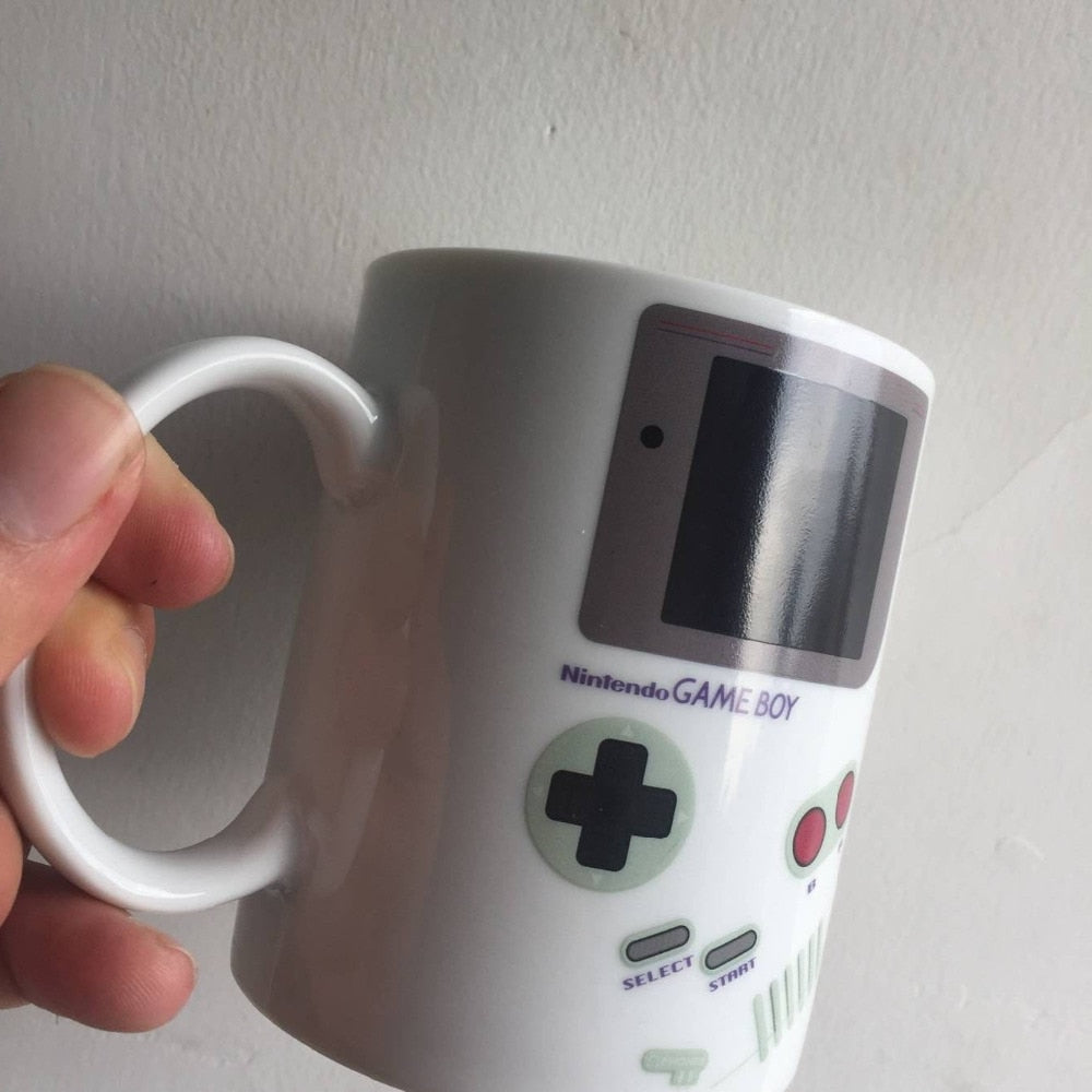 Heat Sensitive Ceramic Gameboy Style Mug 330ml by HitMyNeed