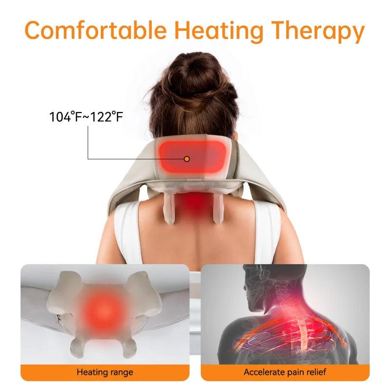 Heated Neck and Shoulder Massage Shawl | Mebak N1 by HitMyNeed