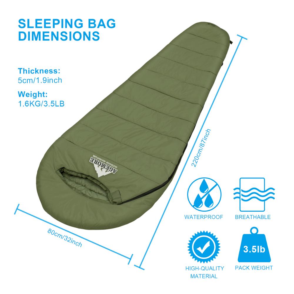Heated Sleeping Bag for Camping, 3-Heat Settings by HitMyNeed