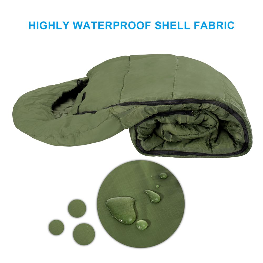 Heated Sleeping Bag for Camping, 3-Heat Settings by HitMyNeed