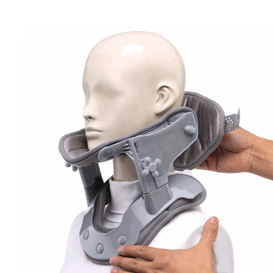 Heating Cervical Traction Neck Brace with Massager by HitMyNeed