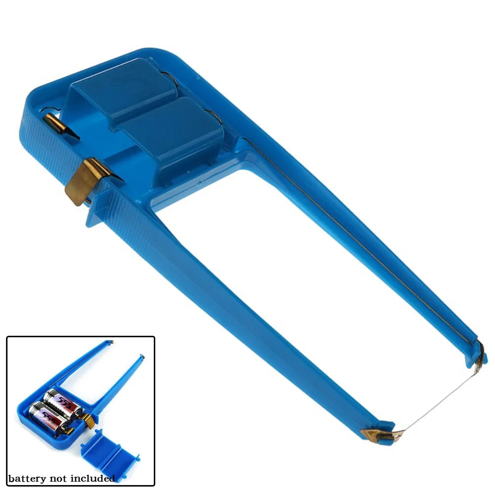 Heating Wire Foam Cutter Hand Tool 190×90mm Blue by HitMyNeed