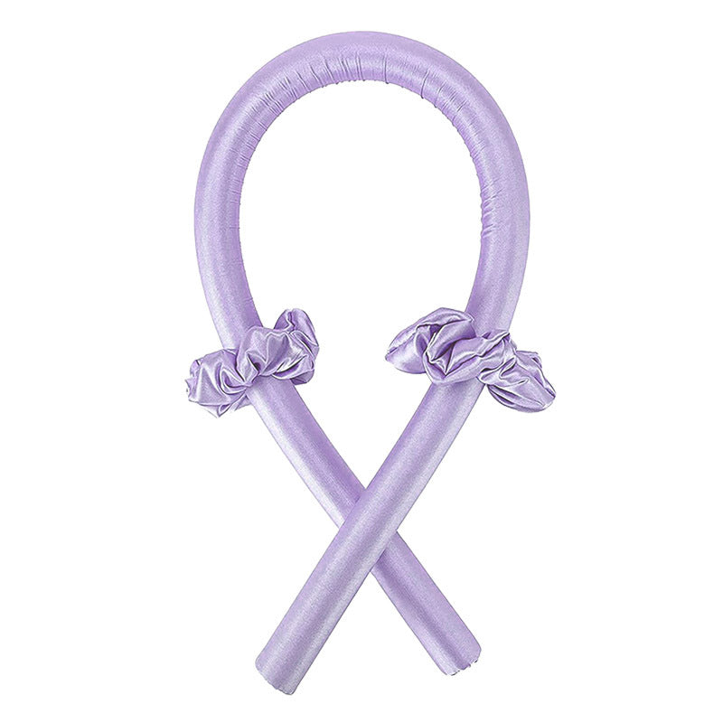 Heatless Curling Rod with Silk Scrunchies pu by HitMyNeed