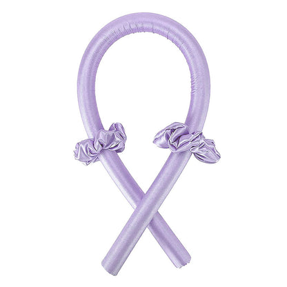 Heatless Curling Rod with Silk Scrunchies pu by HitMyNeed