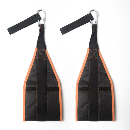 Heavy Duty AB Sling Straps for Pull Up Bars orange by HitMyNeed