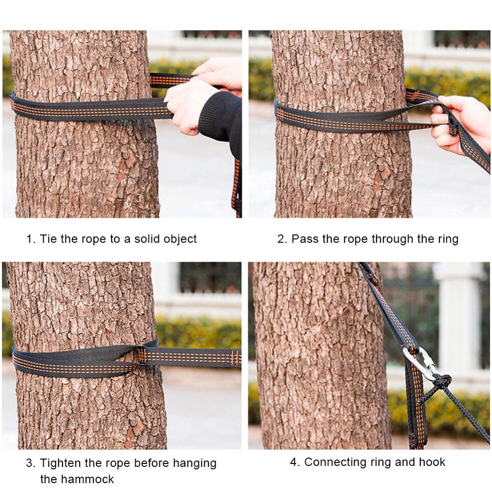 Heavy Duty Adjustable Tree Hammock Ropes (2-Pack) by HitMyNeed