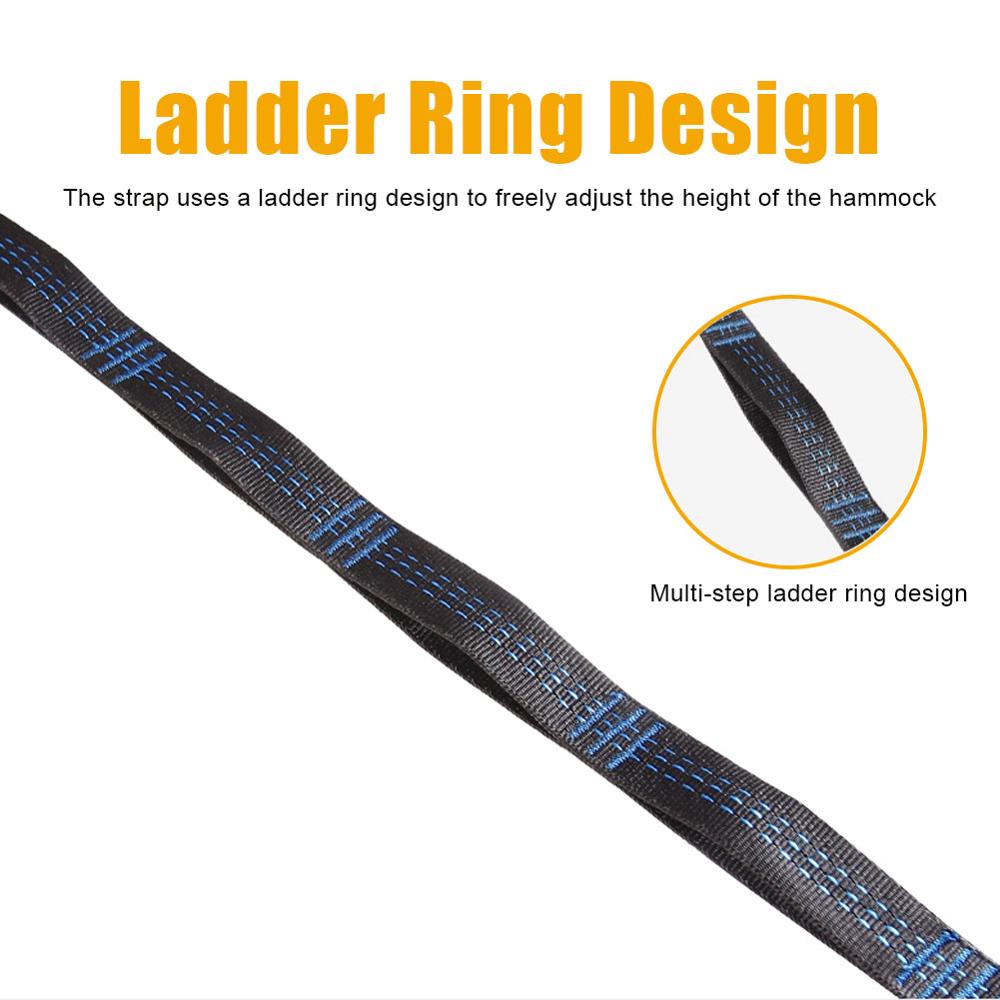 Heavy Duty Adjustable Tree Hammock Ropes (2-Pack) by HitMyNeed