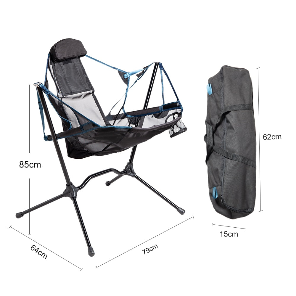 Heavy Duty Camping Swing Chair with Stand by HitMyNeed