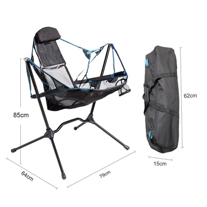 Heavy Duty Camping Swing Chair with Stand by HitMyNeed