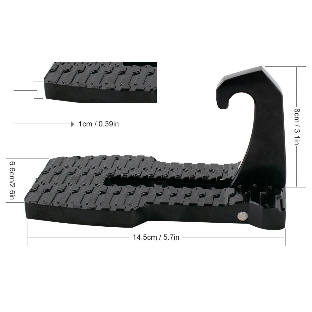 Heavy Duty Car Door Latch Step with Safety Hammer by HitMyNeed