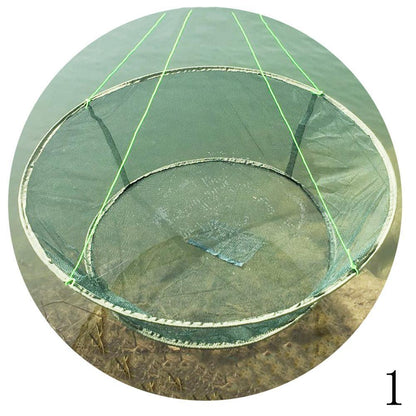 Heavy Duty Double Ring Crab Net for Saltwater Use by HitMyNeed
