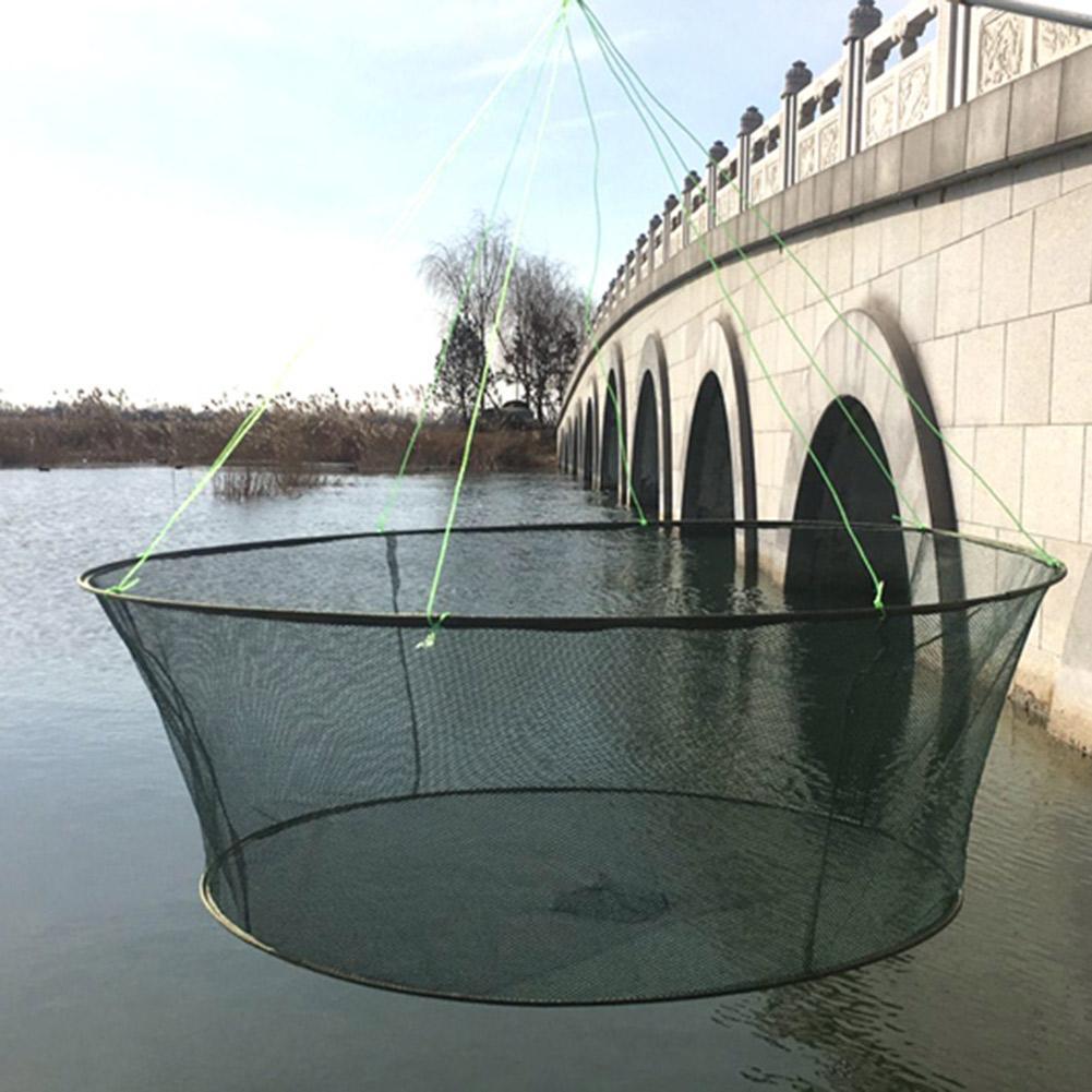 Heavy Duty Double Ring Crab Net for Saltwater Use Large: 100cm by HitMyNeed