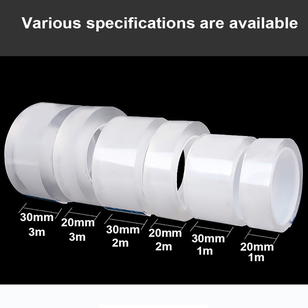Heavy Duty Double Sided Transparent Mounting Tape 20mm 3m by HitMyNeed