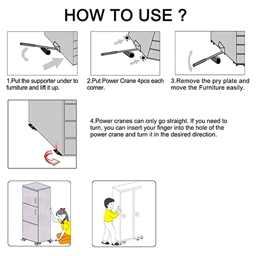 Heavy Duty Furniture Lifter & Mover Set by HitMyNeed