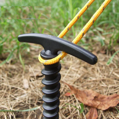 Heavy Duty Helix Tent Pegs Set (5 Pack) by HitMyNeed