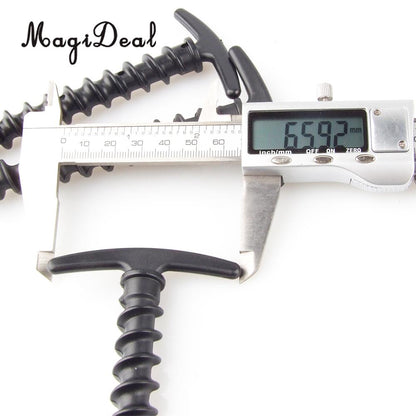 Heavy Duty Helix Tent Pegs Set (5 Pack) by HitMyNeed