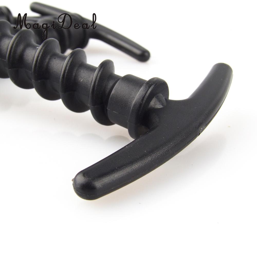 Heavy Duty Helix Tent Pegs Set (5 Pack) by HitMyNeed