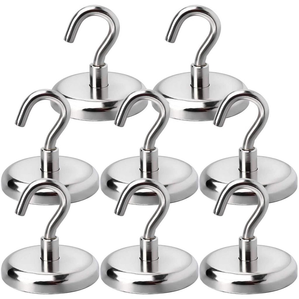Heavy Duty Magnetic Hanging Hooks, Set of 8 by HitMyNeed