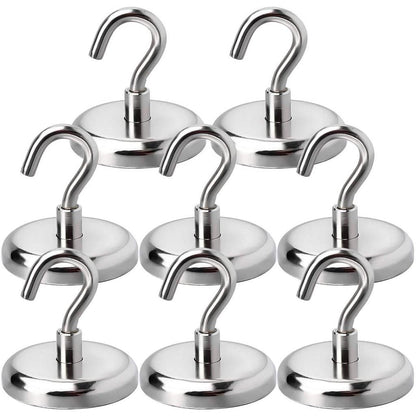 Heavy Duty Magnetic Hanging Hooks, Set of 8 by HitMyNeed