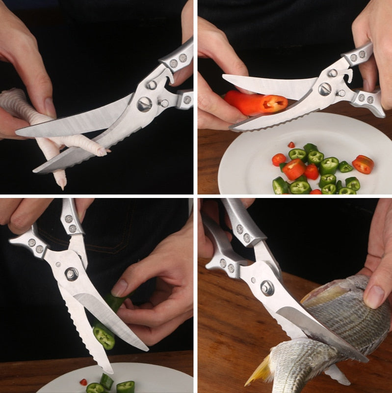 Heavy-Duty Poultry Shears Chicken Scissors 25 cm by HitMyNeed
