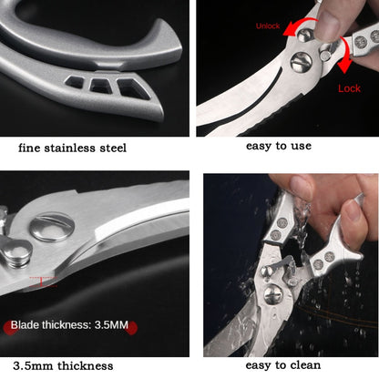 Heavy-Duty Poultry Shears Chicken Scissors 25 cm by HitMyNeed