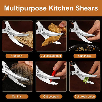 Heavy Duty Poultry Shears Kitchen Scissors by HitMyNeed