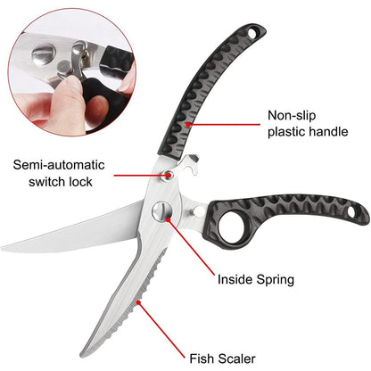Heavy Duty Poultry Shears Kitchen Scissors by HitMyNeed