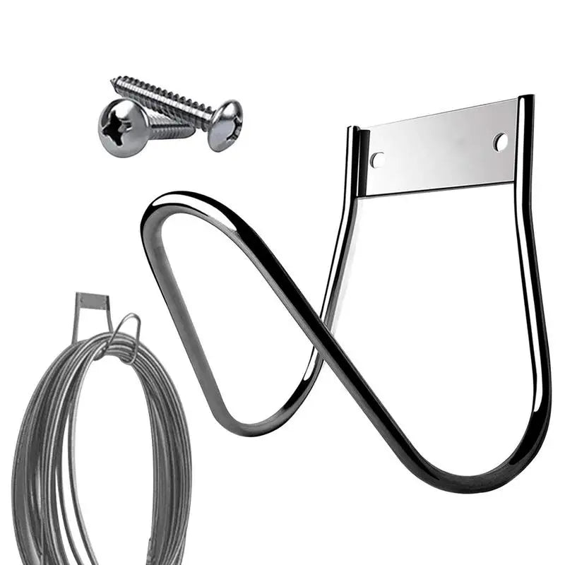 Heavy Duty Stainless Steel Wall Hose Holder by HitMyNeed
