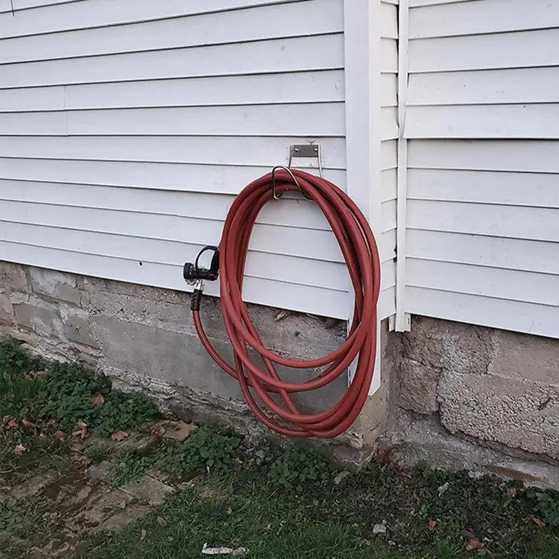 Heavy Duty Stainless Steel Wall Hose Holder by HitMyNeed