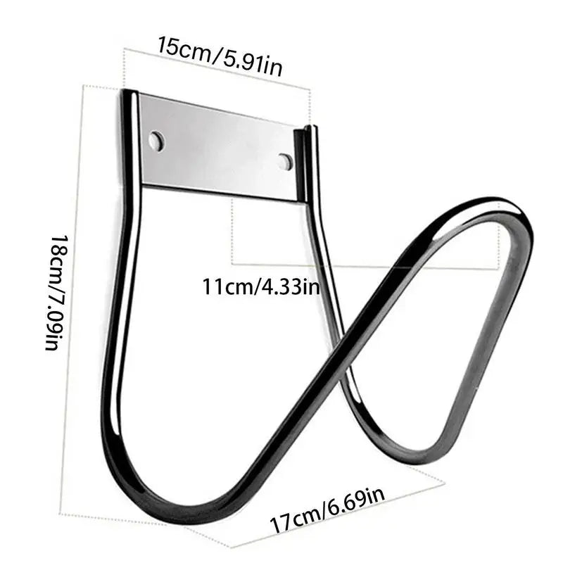 Heavy Duty Stainless Steel Wall Hose Holder by HitMyNeed