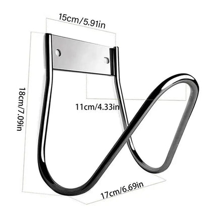 Heavy Duty Stainless Steel Wall Hose Holder by HitMyNeed