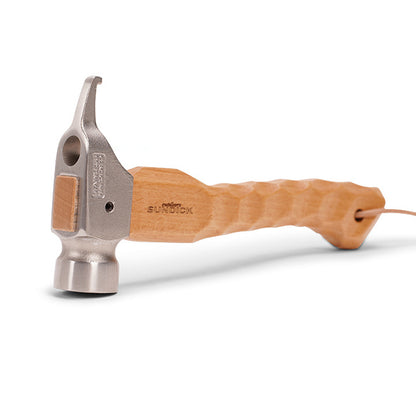 Heavy Duty Tent Stake Hammer with Beechwood Handle by HitMyNeed