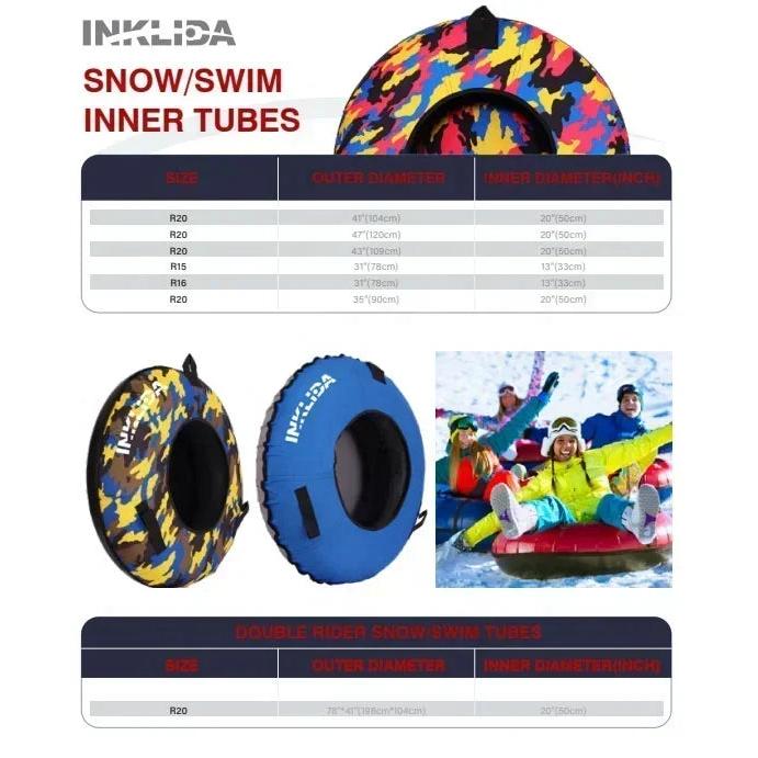Heavy Duty Winter Sleds & Snow Tubes with Covers by HitMyNeed