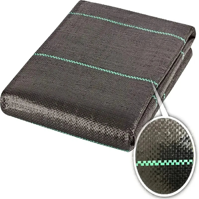 Heavy Duty Woven Weed Barrier Fabric 2m x 10-15m by HitMyNeed