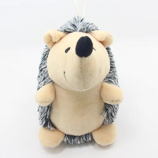 Hedgehog Dog Toy with Squeaker for Interactive Play a by HitMyNeed