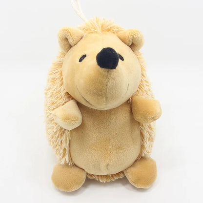 Hedgehog Dog Toy with Squeaker for Interactive Play b by HitMyNeed