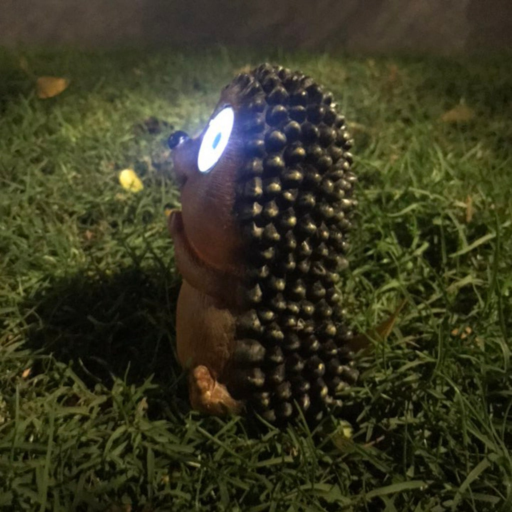 Hedgehog Solar Light Garden Ornament by HitMyNeed