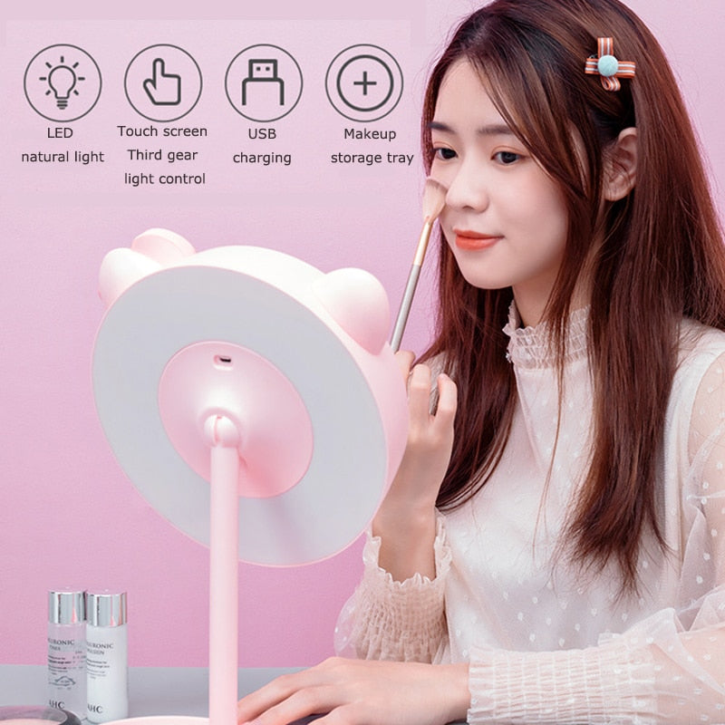 Hello Kitty LED Vanity Mirror with Touch Light by HitMyNeed
