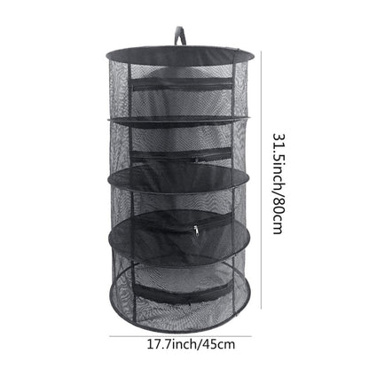Herb Drying Rack 4-Layer Mesh Net, 45 cm by HitMyNeed