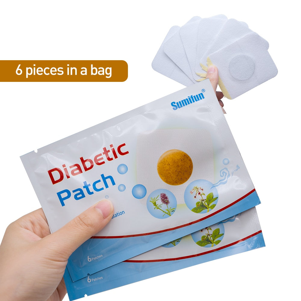 Herbal Diabetic Patch for Blood Sugar Support (30 pcs) by HitMyNeed
