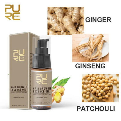 Herbal Hair Growth Oil for Thinning Hair 20ml by HitMyNeed