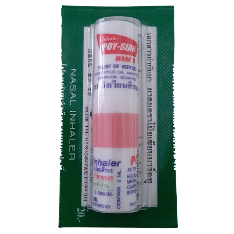 Herbal Mint Nasal Inhaler for Nausea & Dizziness Relief by HitMyNeed