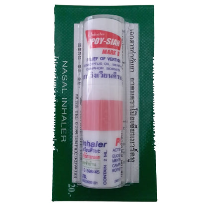 Herbal Mint Nasal Inhaler for Nausea & Dizziness Relief by HitMyNeed