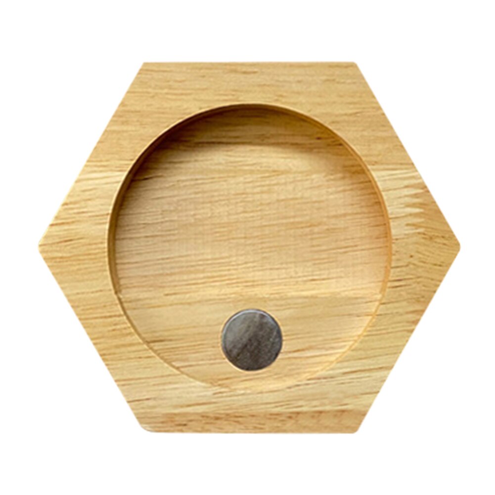 Hexagon Wooden Wall Medal Holder with Magnet by HitMyNeed