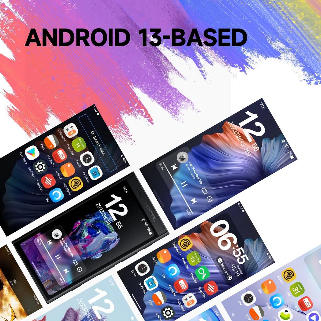 HiBy Digital M300 Android 13 HiFi Music Player 32GB by HitMyNeed