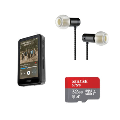 HiBy R1 HiFi Music Player with WiFi, BT 5.1 & USB DAC black-value-set by HitMyNeed